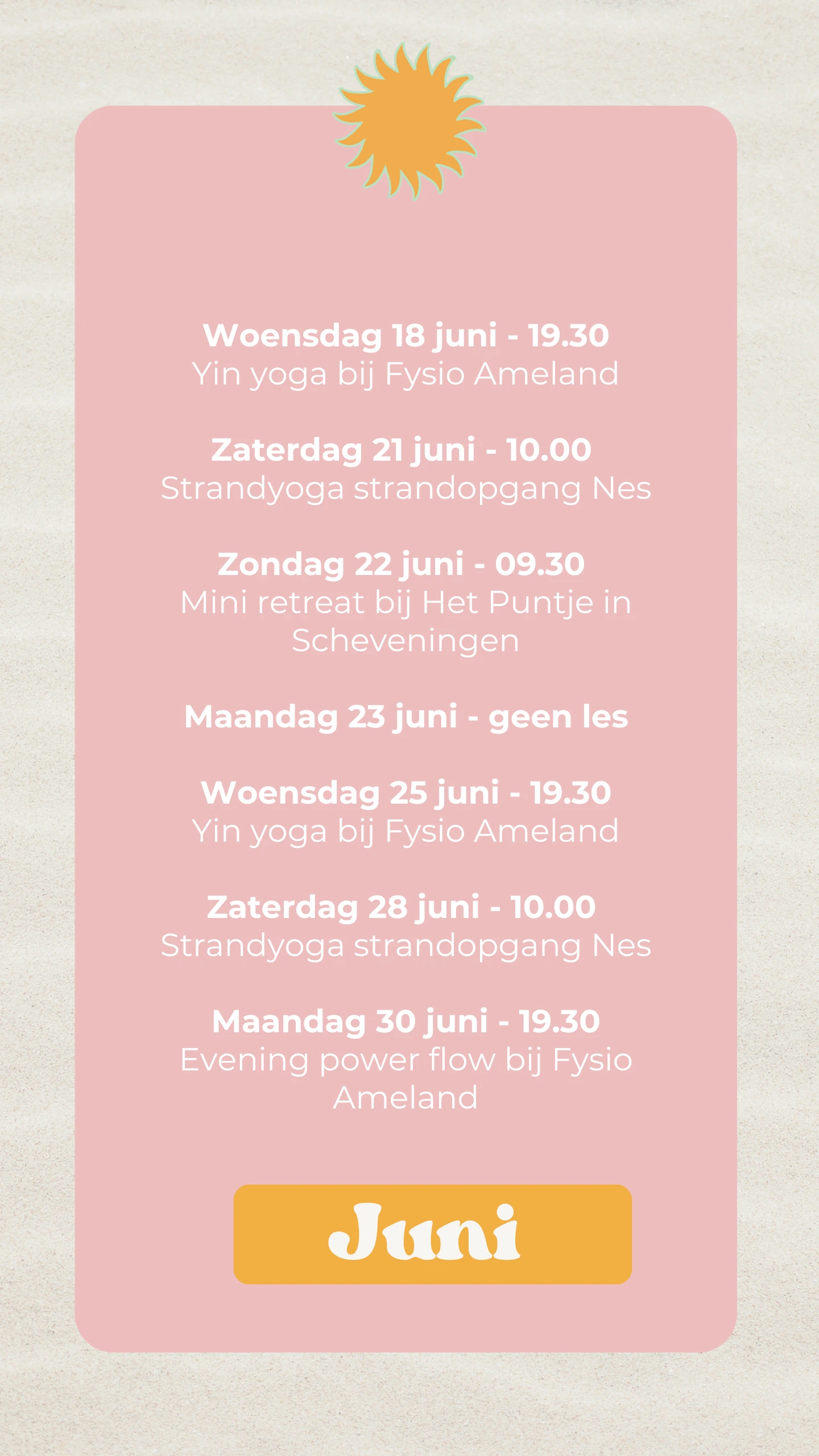 Events Rooster