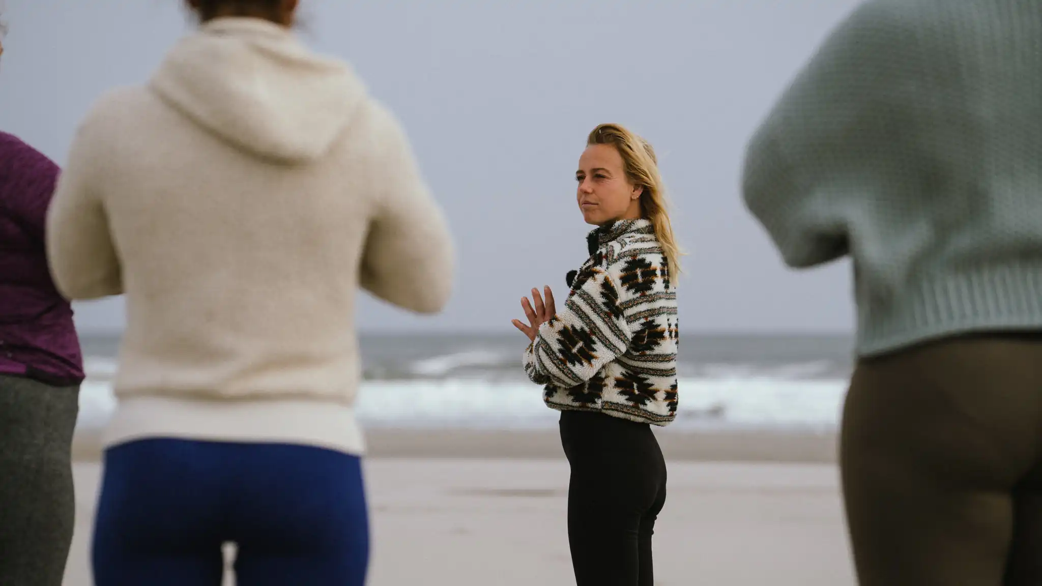 Surfer on the beach